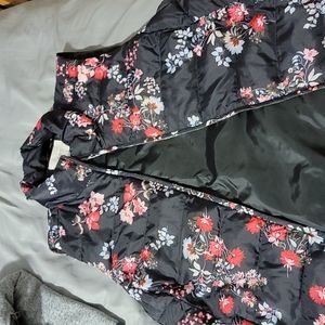 LOFT Floral Puffer Vest